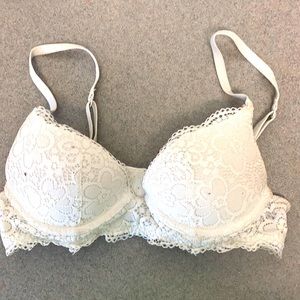 White Lace Bra